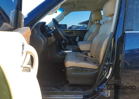 2017 Nissan Armada Platinum from USA, damaged, VIN JN8AY2NE2H9706816